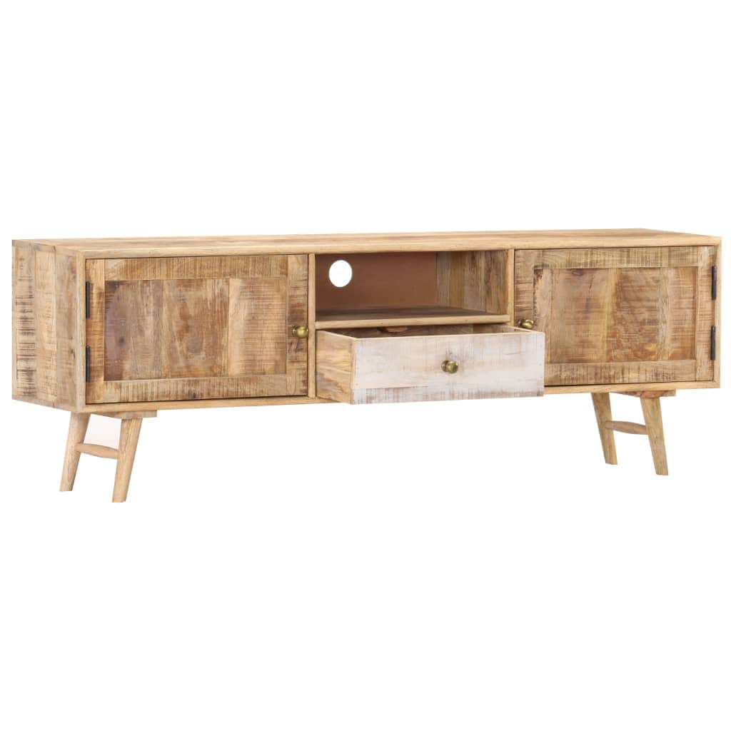 TV Cabinet Solid Mango Wood