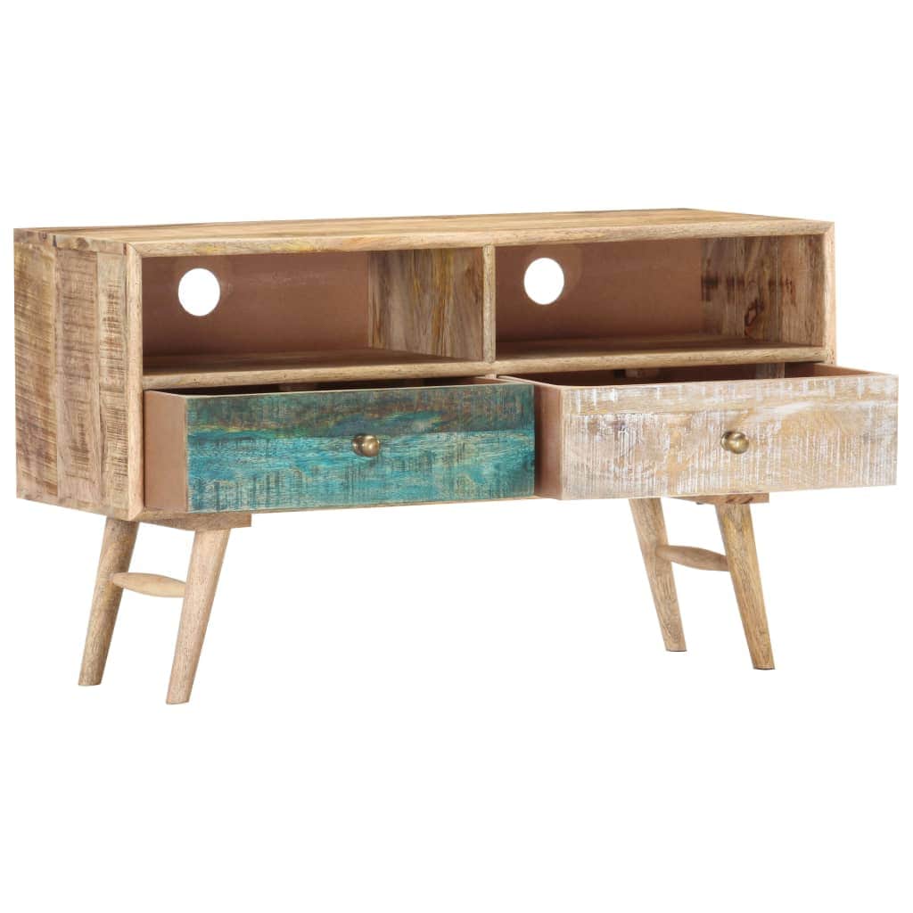 TV Cabinet Solid Mango Wood