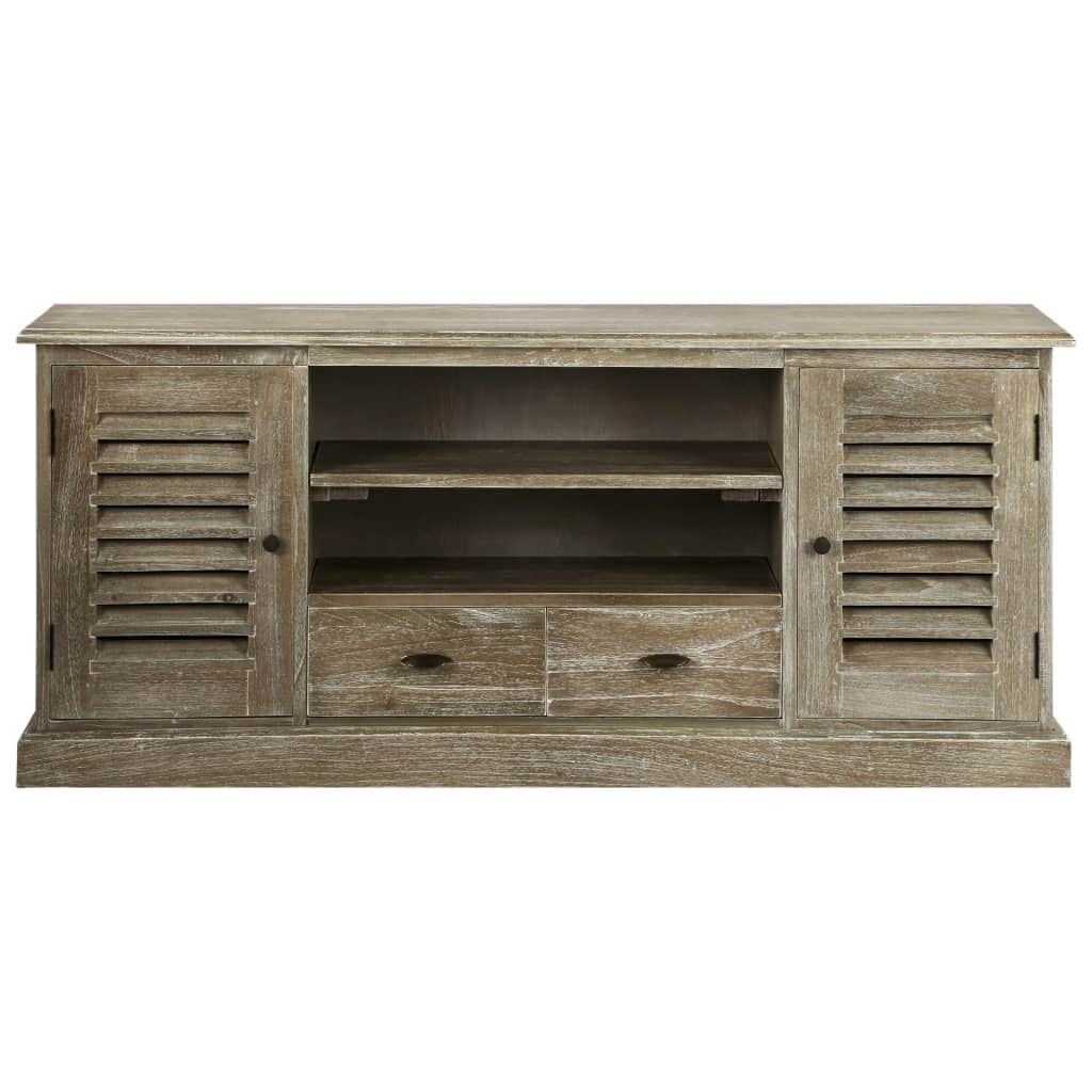TV Cabinet Solid Mindi Wood