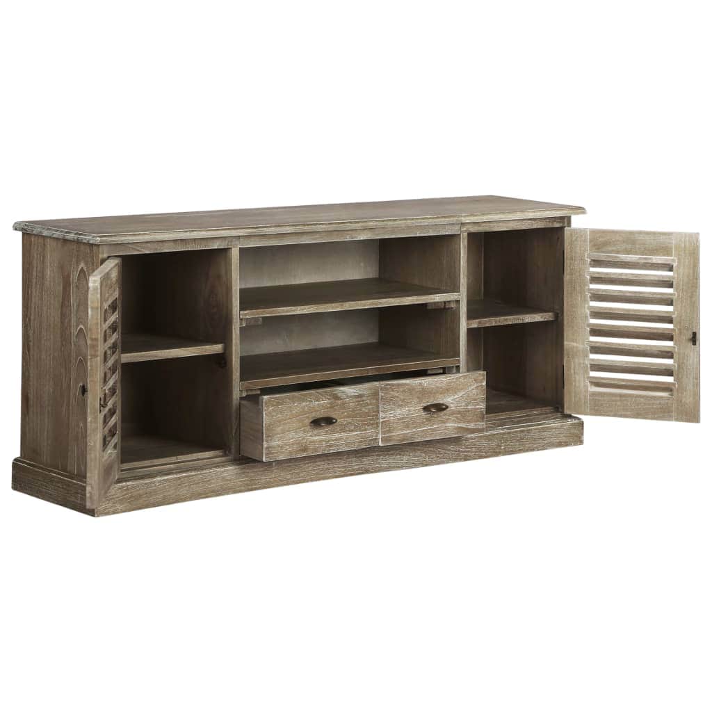 TV Cabinet Solid Mindi Wood