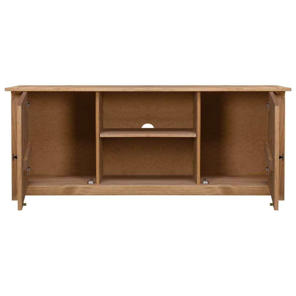 Tv Cabinet Solid Pine Wood Panama Range