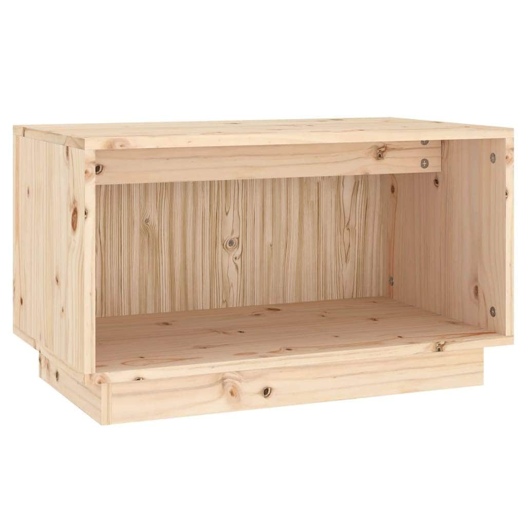 TV Cabinet Solid Wood Pine Natural/Honey Brown/White/Black
