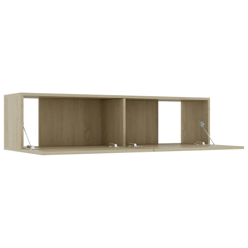 TV Cabinet Sonoma Oak Chipboard | Oak colour