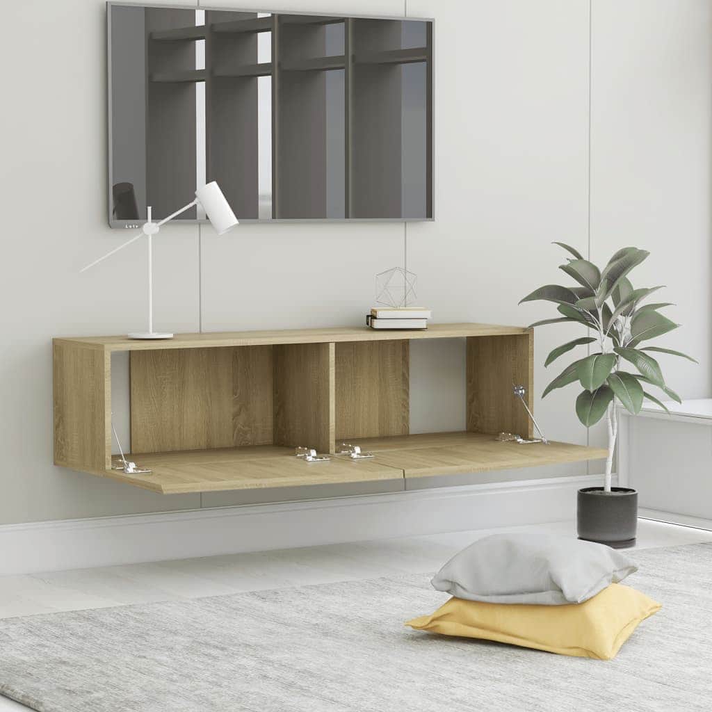 TV Cabinet Sonoma Oak Chipboard | TV mounts & TV units