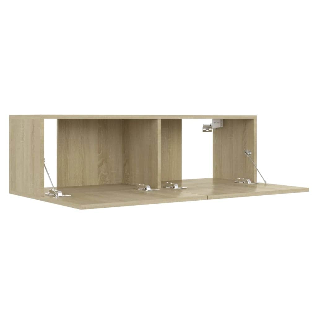 TV Cabinet Sonoma Oak Chipboard | Oak colour