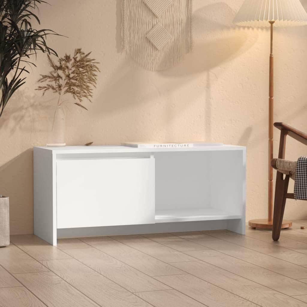 Tv Cabinet Stands White Chipboard