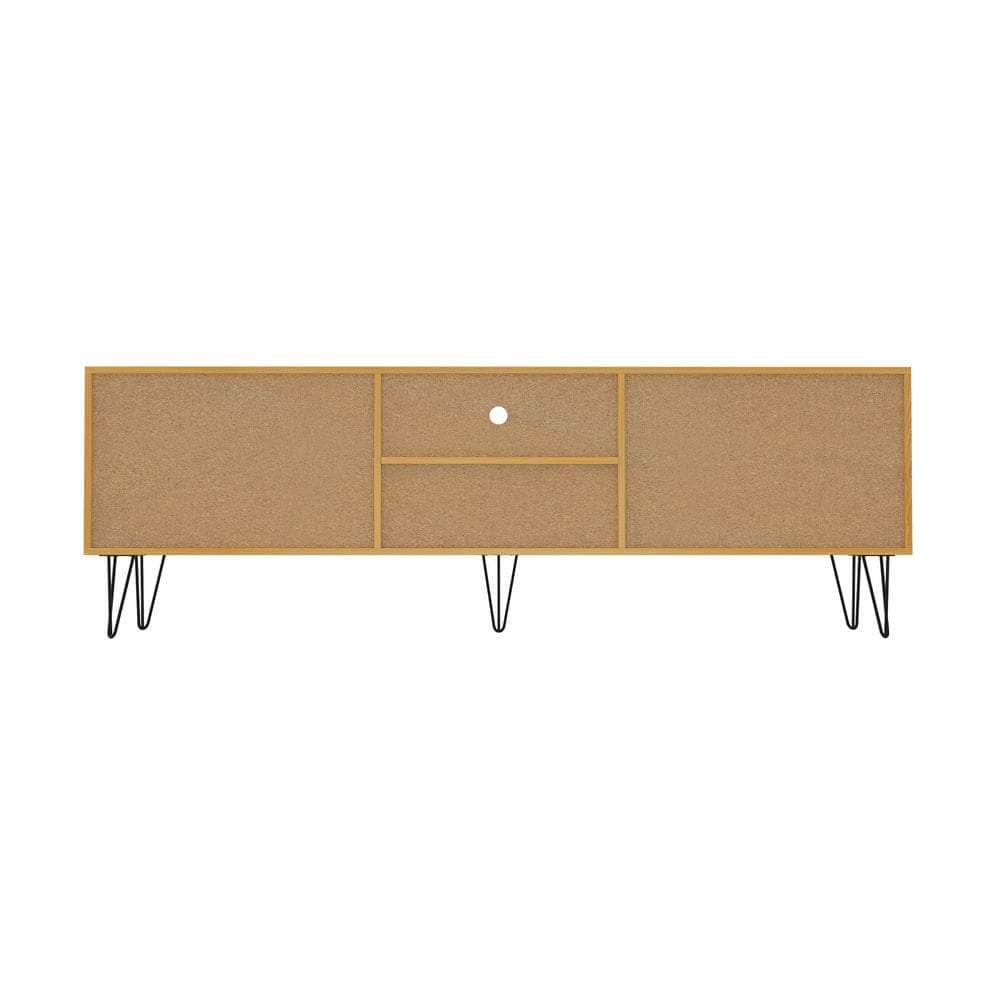 TV Cabinet Storage Drawer Shelf 160cm Oak