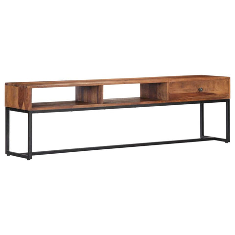 TV Cabinet Storage Solid Sheesham Wood