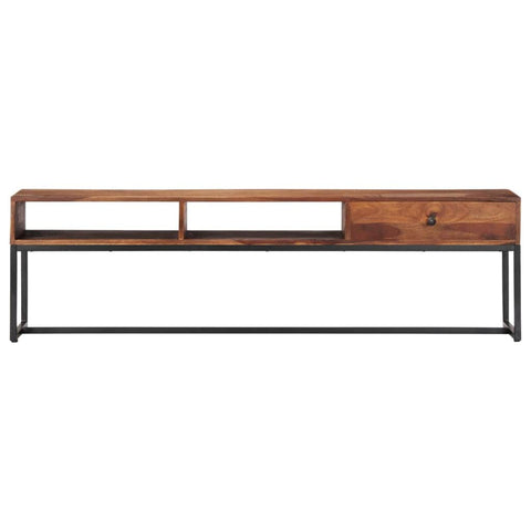 TV Cabinet Storage Solid Sheesham Wood