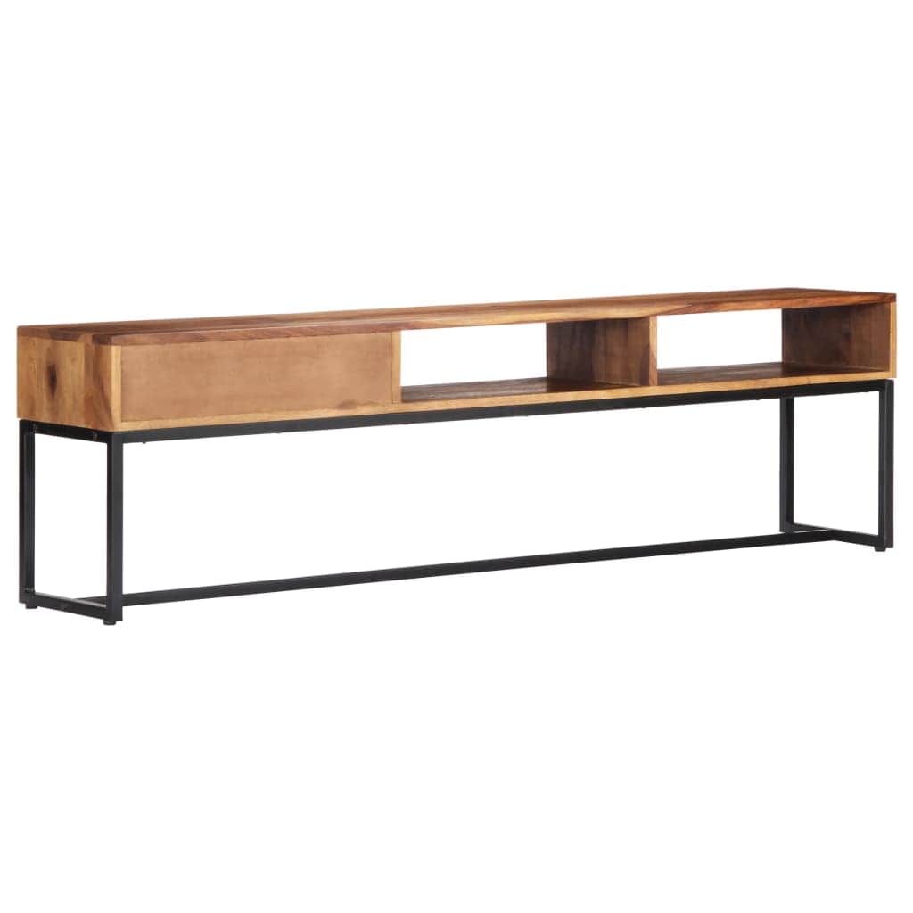 TV Cabinet Storage Solid Sheesham Wood