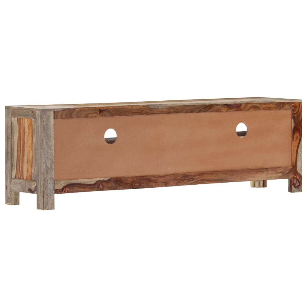 TV Cabinet Storage Unit Solid Sheesham Wood