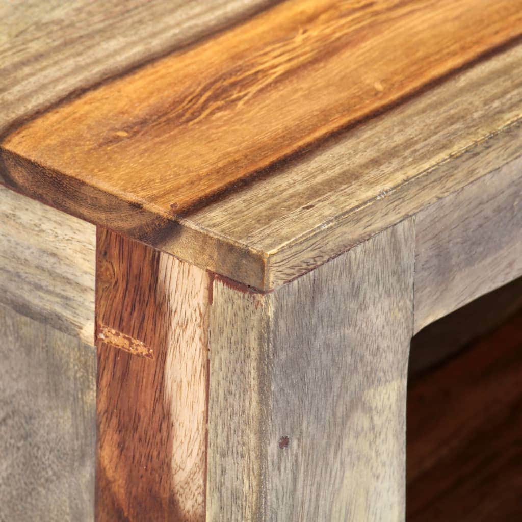 TV Cabinet Storage Unit Solid Sheesham Wood