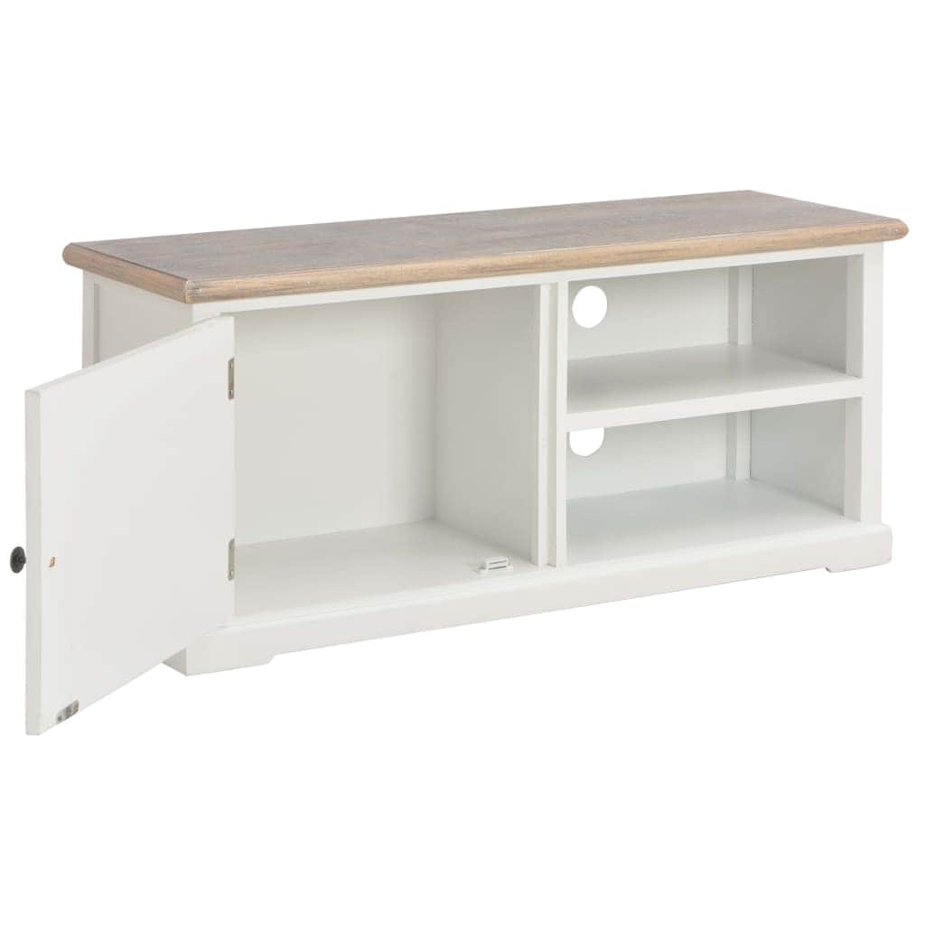 White colour - TV Cabinet White