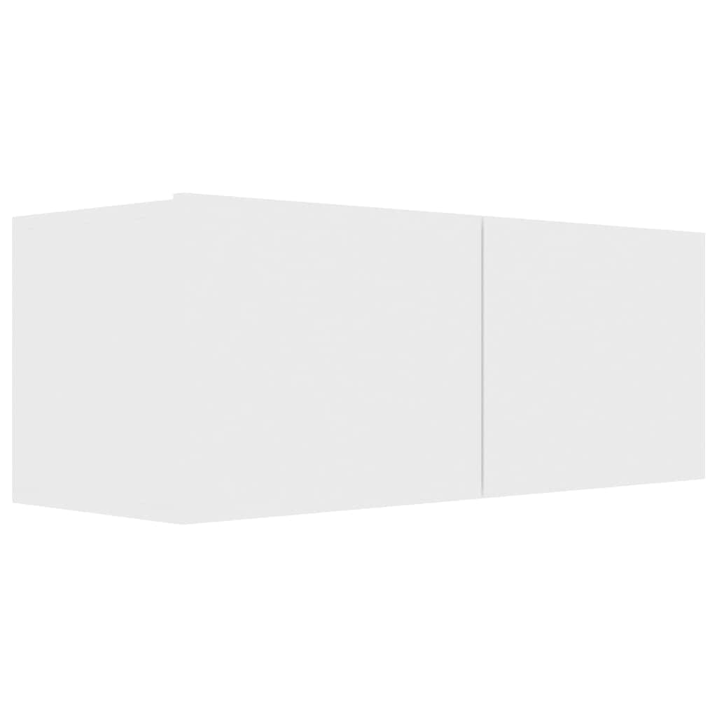 TV Cabinet White Chipboard