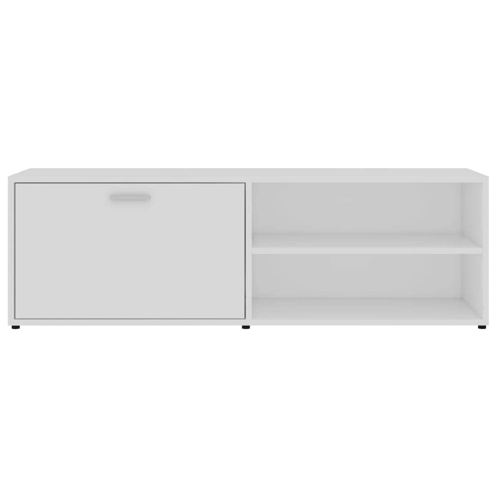 TV Cabinet White Chipboard, White colour