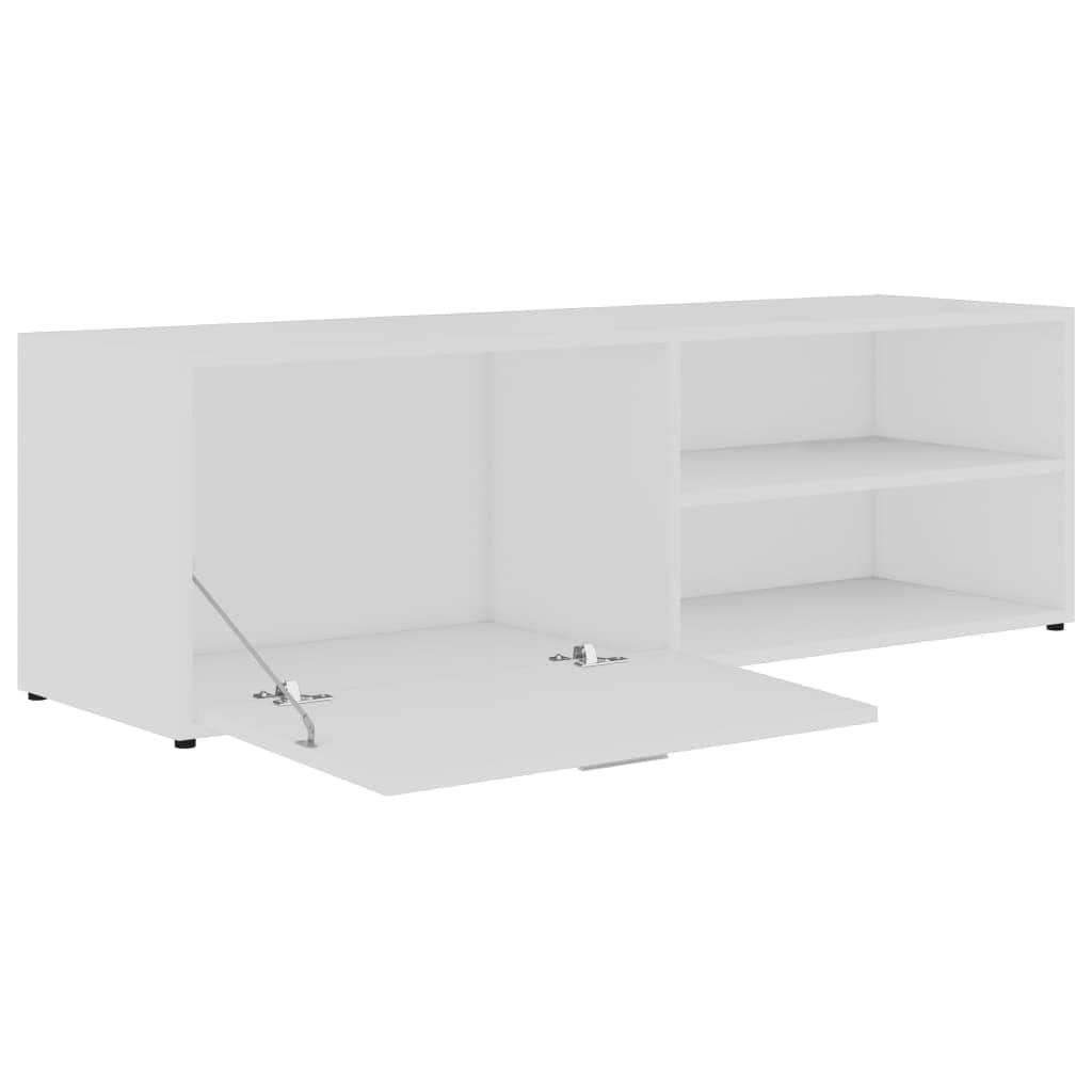 TV Cabinet White Chipboard