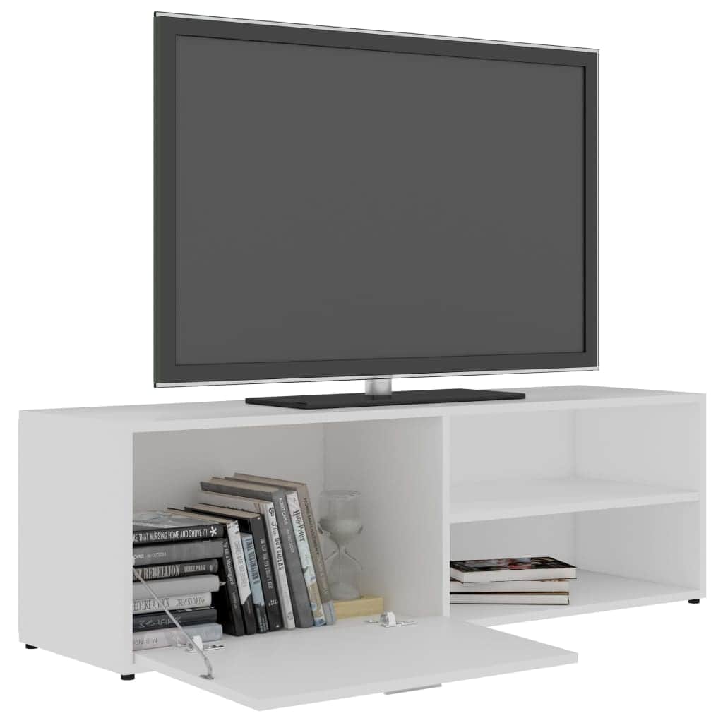 TV Cabinet White Chipboard
