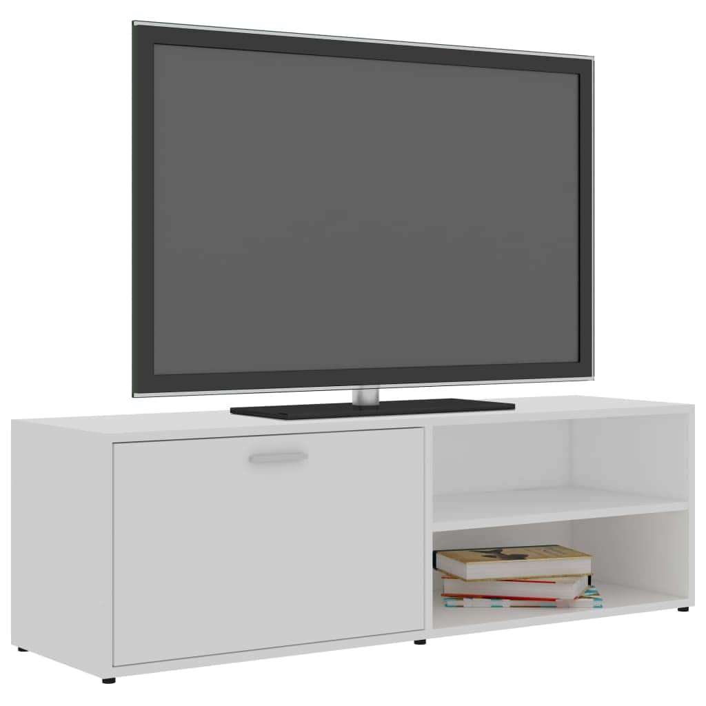 TV Cabinet White Chipboard