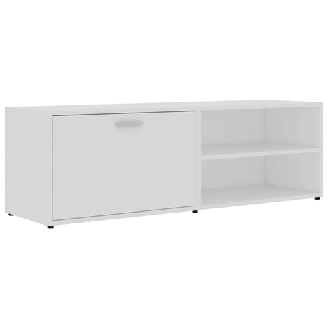 TV Cabinet White Chipboard