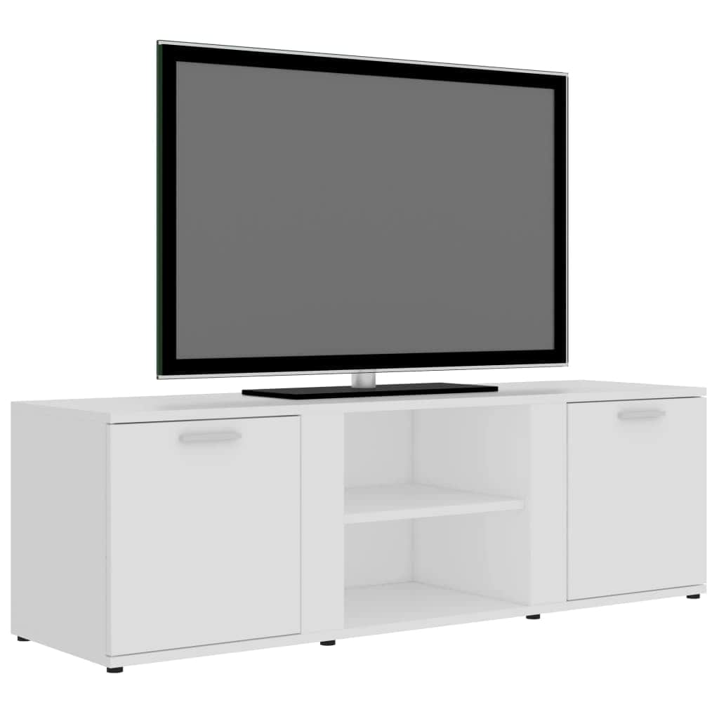 TV Cabinet White Chipboard