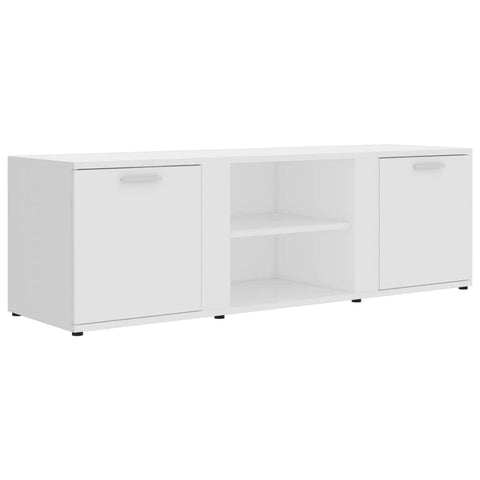 TV Cabinet White Chipboard