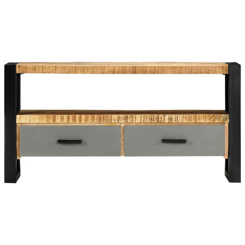 TV Cabinet With 2 drawers Solid Mango Wood