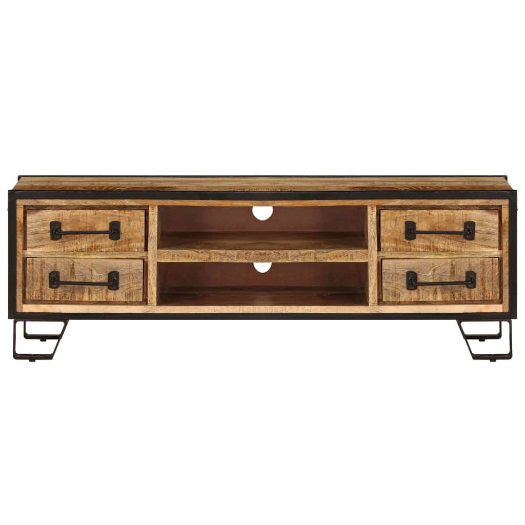 TV Cabinet with Drawers Solid Mango Wood