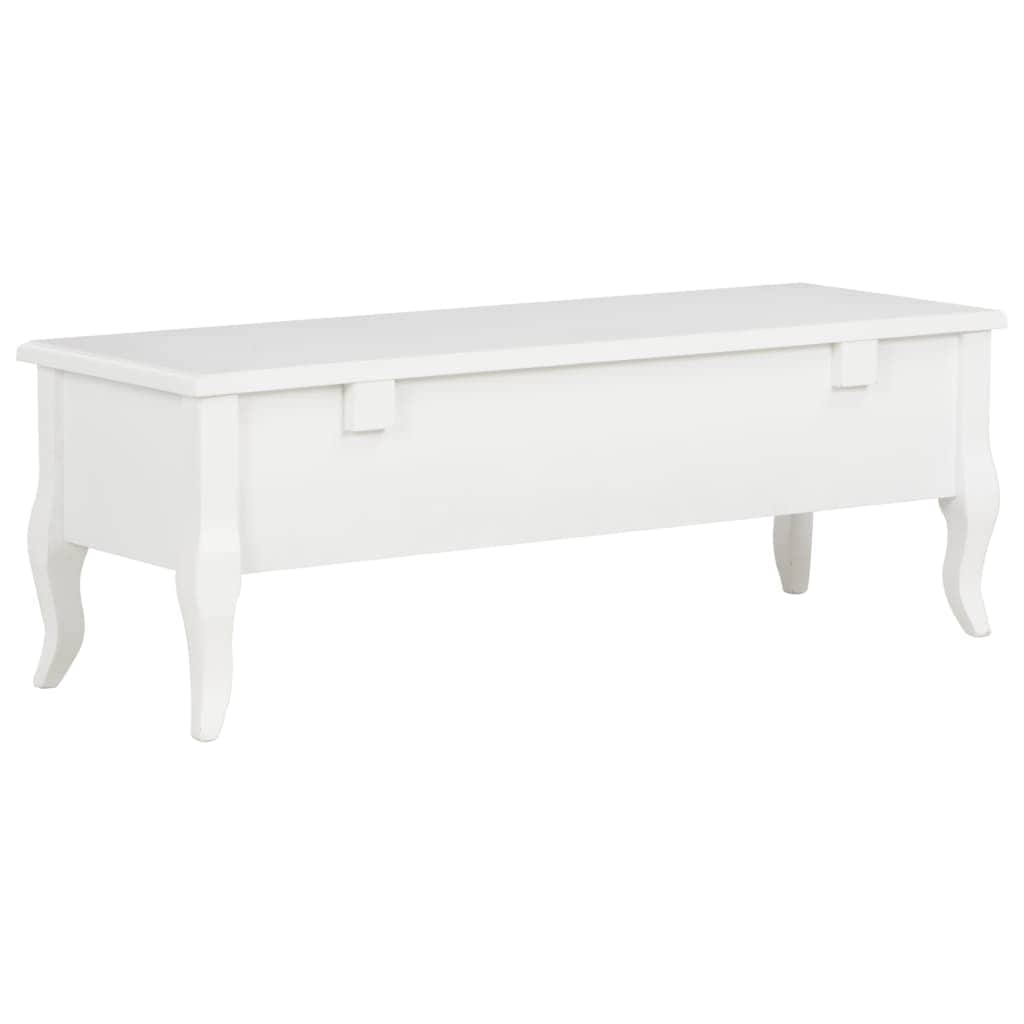 TV Cabinet Wood White | Wood finish