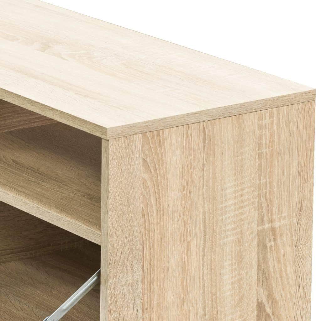 TV Cabinets 2 pcs Chipboard Oak