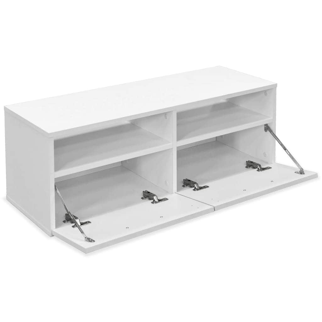 TV Cabinets 2 pcs Chipboard White