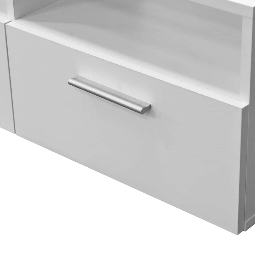 TV Cabinets 2 pcs Chipboard White