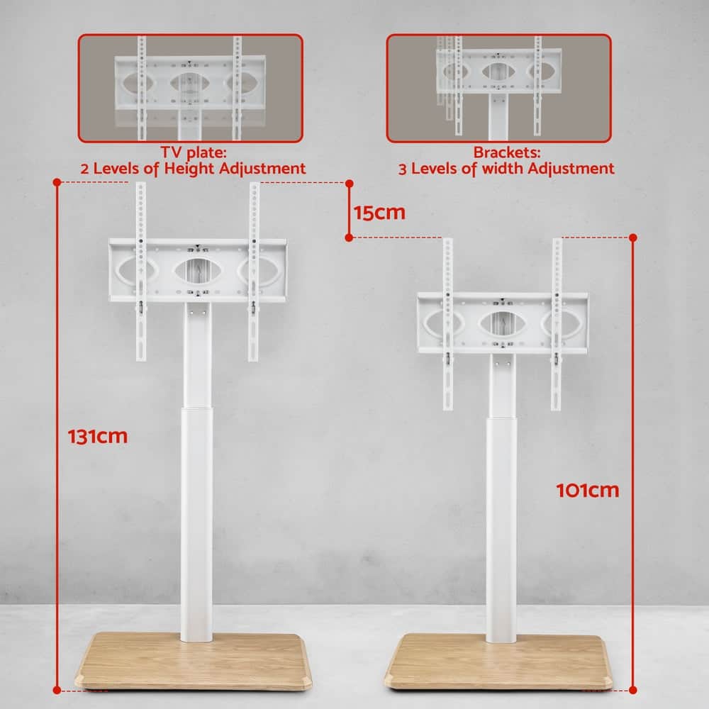TV Stand 24-55" Swivel Height Adjustable Floor Mount for TVs