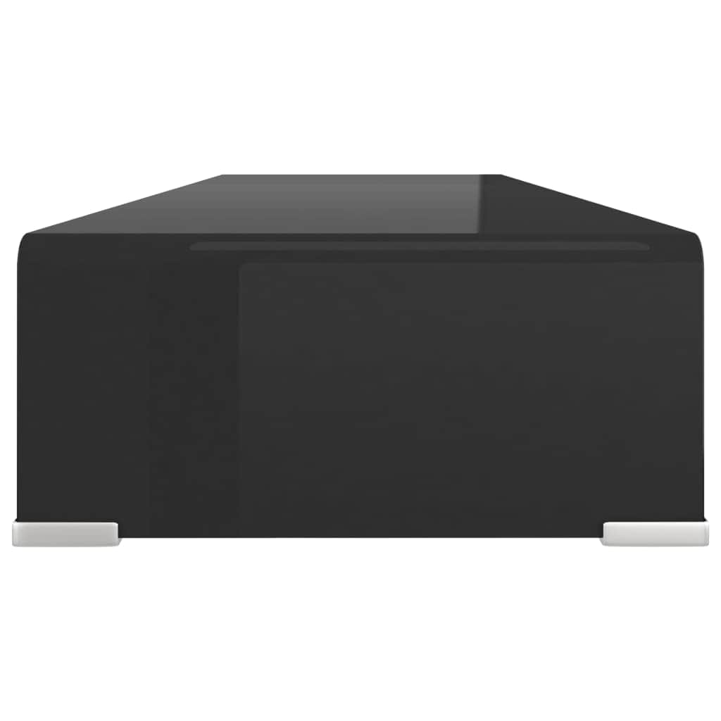 TV Stand/Monitor Riser Glass - Black