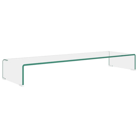 TV Stand/Monitor  Riser Glass Clear