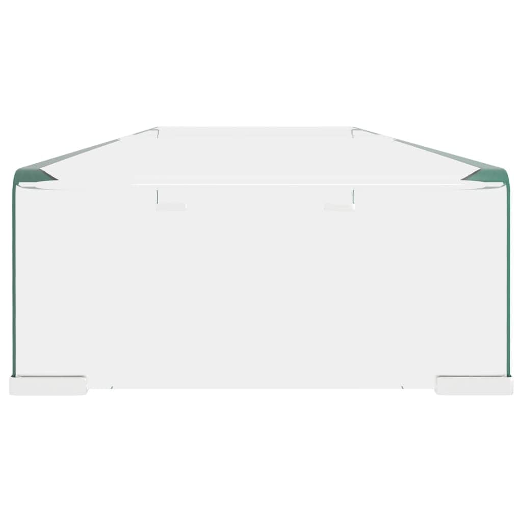 TV Stand/Monitor  Riser Glass Clear