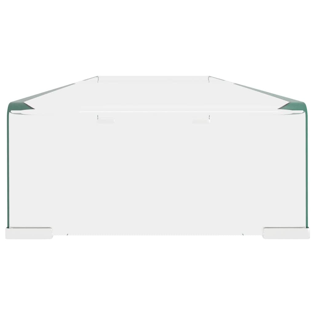 TV Stand/Monitor Riser  Glass Clear
