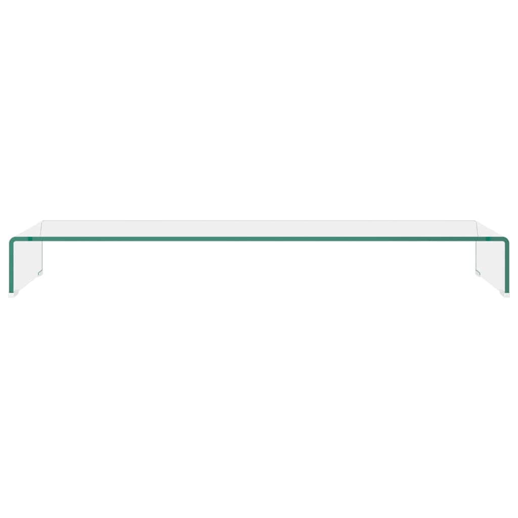 TV Stand/Monitor Riser  Glass Clear