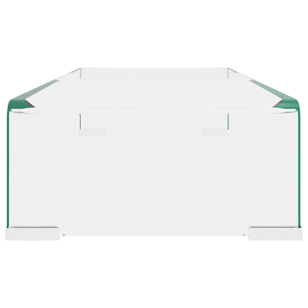 TV Stand/Monitor Riser Glass  Clear