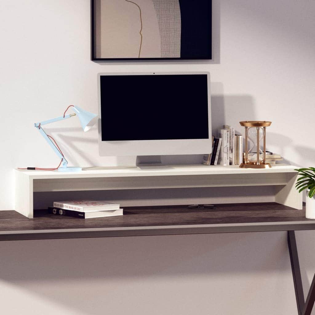 TV Stands Monitor Stand Black/White/Brwon/Natural Solid Wood Pine
