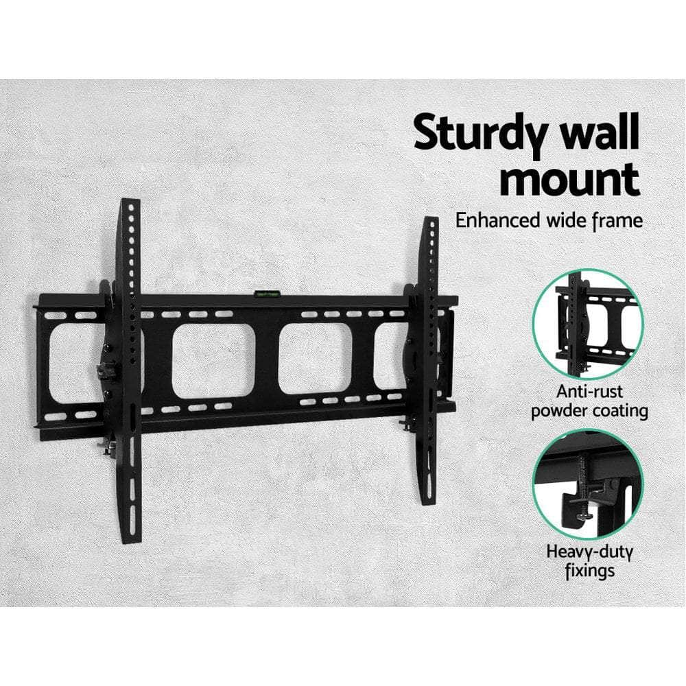 TV Wall Mount Bracket Tilt Flat Slim LED LCD Plasma 42 55 65 75 90 inch