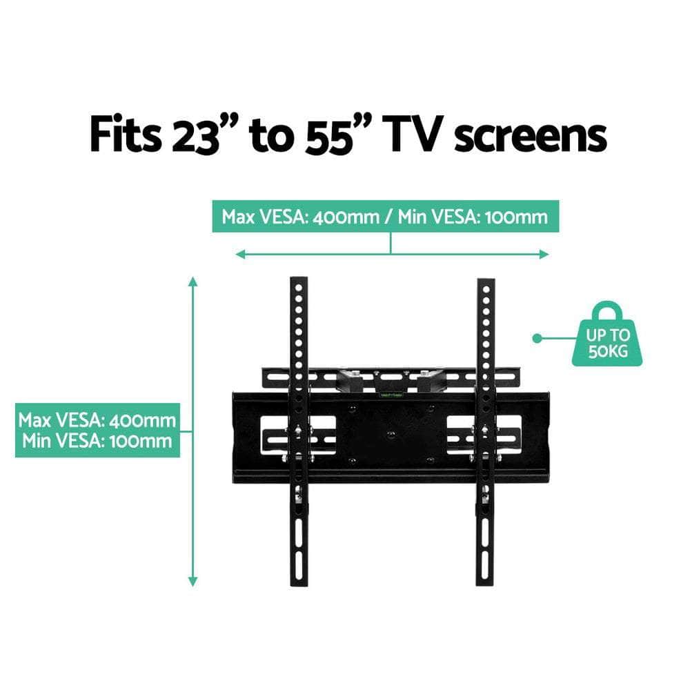 TV Wall Mount Bracket Tilt Swivel Full Motion Flat Slim LED LCD 23 32 42 50 55 inch
