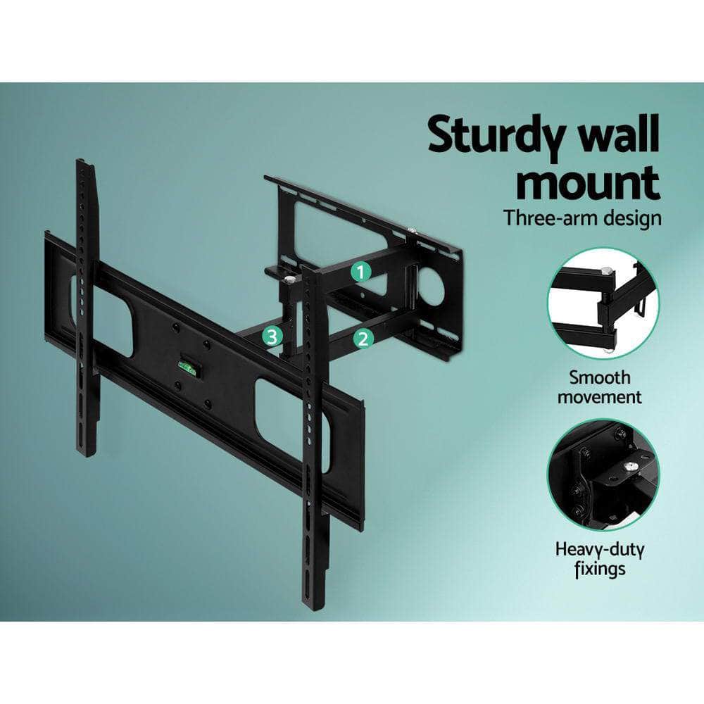 TV Wall Mount Bracket Tilt Swivel Full Motion Flat Slim LED LCD 23 32 42 50 55 inch