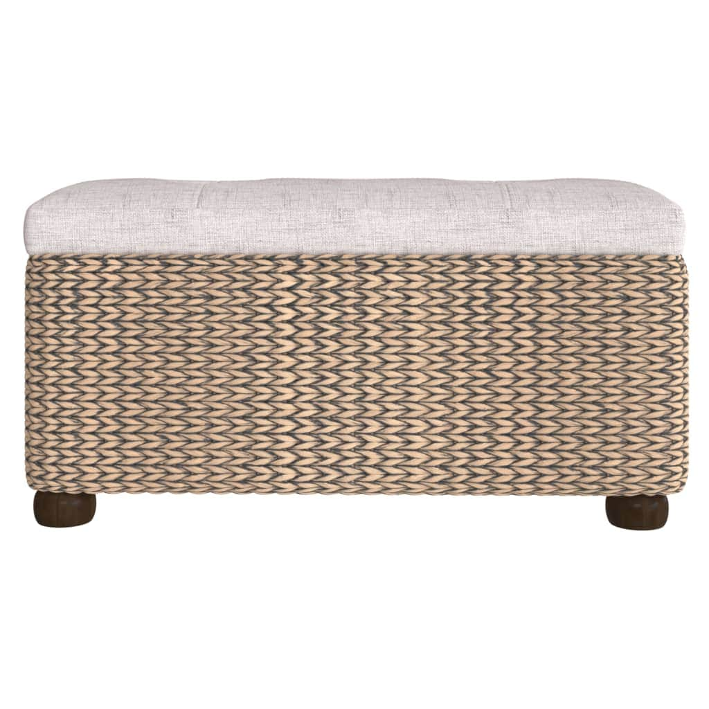 Twin Cattail Storage Benches with Cushions