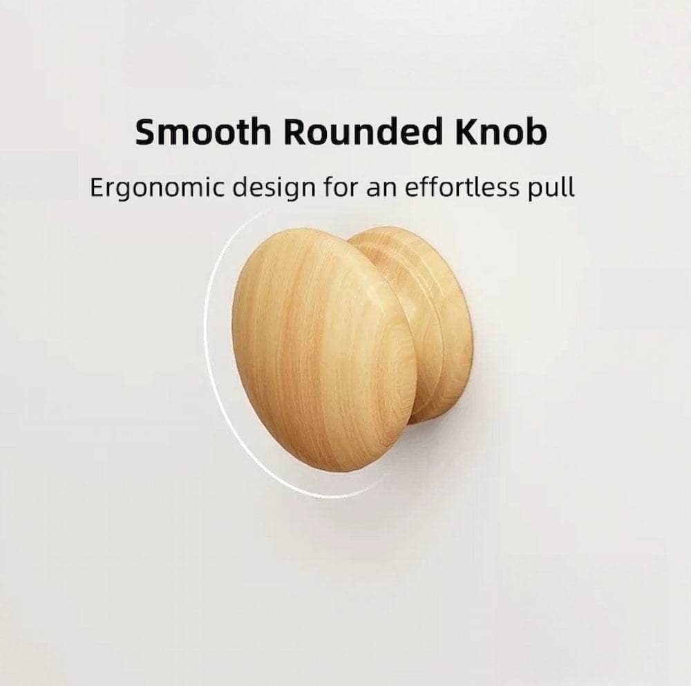 Two-Tone Nightstand Wooden Legs Compartment Storage Drawers White Wood Design