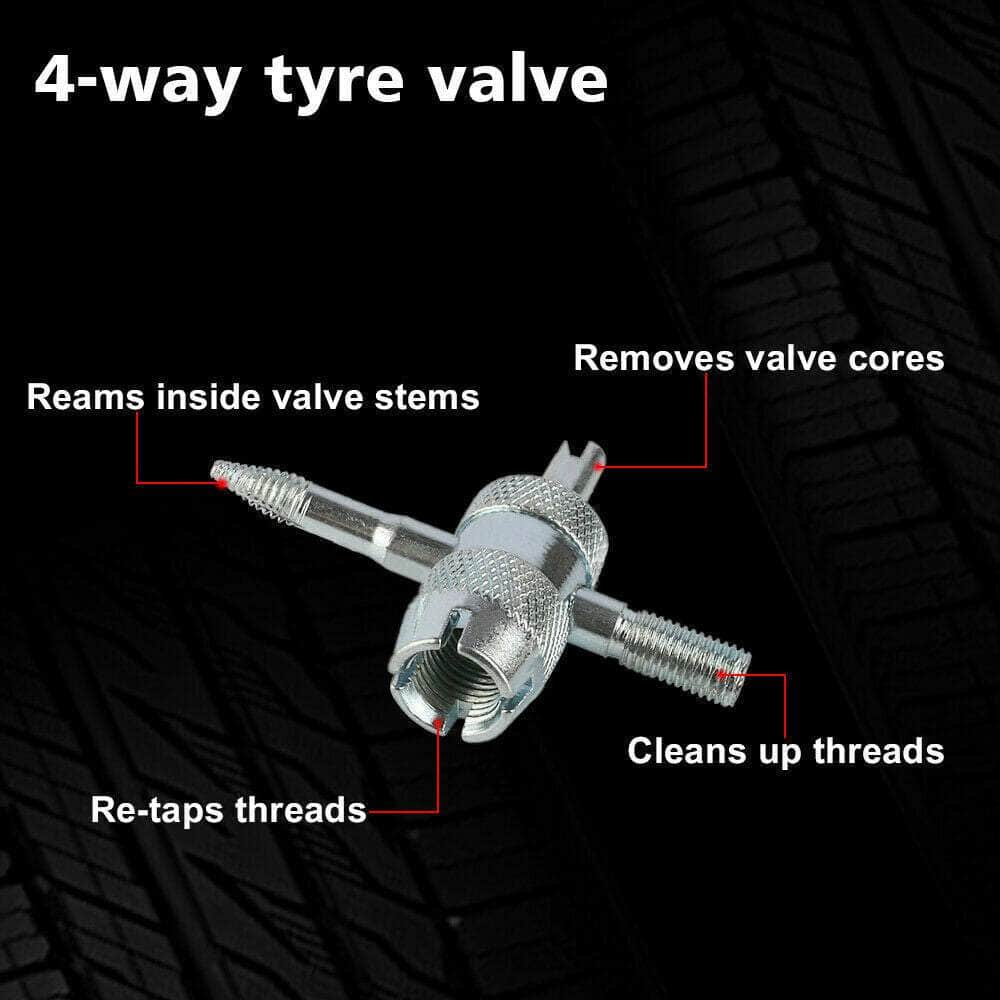 Tyre Deflator Tire Air Deflators Rapid With Pressure Gauge Valve Tool 4WD