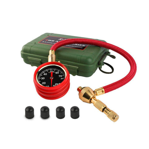 Tyre Deflator Tire Air Deflators Rapid With Pressure Gauge Valve Tool 4WD