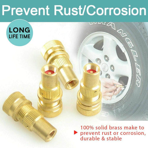 Tyre Deflators Brass Air Deflator 0-60 Psi Tire Valve Core Tool Automatic