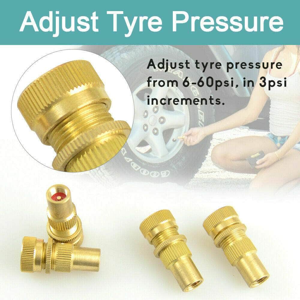 Tyre Deflators Brass Air Deflator 0-60 PSI Tire Valve Core Tool Automatic
