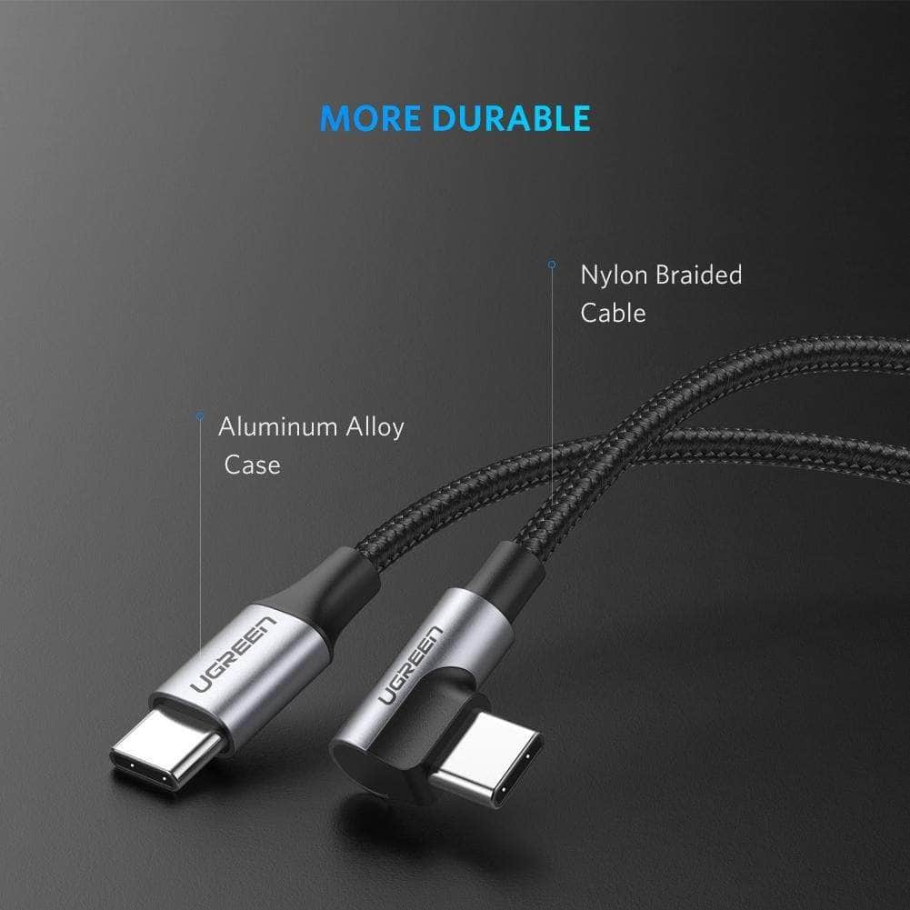UGREEN 50125 60W PD Angle USB C to C Fast Charging Cable 2M