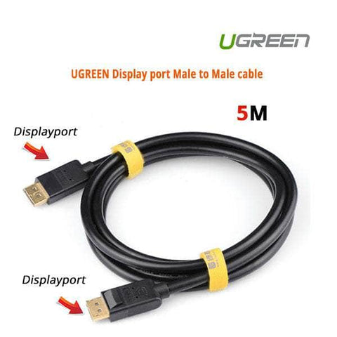 Ugreen Dp Male To Male Cable 5M (10213)